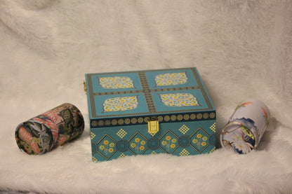 Royal Mughal-Inspired Gourmet Gift Box – 4 Jar Luxury Hamper Set